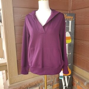 NWT MTA Sport Hooded Sweatshirt Athletic Hoodie Women's Size Small Purple